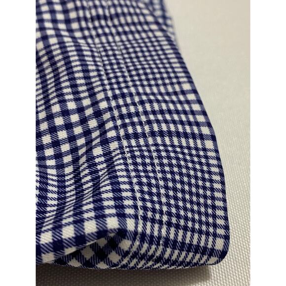 Peter Millar Checkered Shorts Size L Blue Subtle Plaid Pattern 4 Way Stretch - Picture 2 of 7